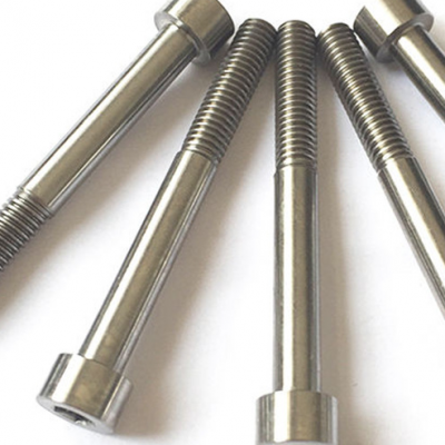 Gr5 TC4 titanium alloy hexagon socket head cap screw color titanium screw