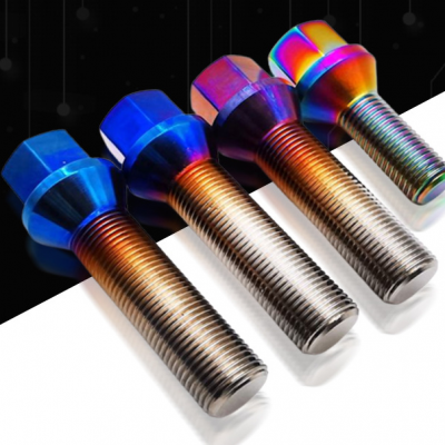 Gr5 TC4 titanium wheel bolt M14X1.25 M14X1.5 for BMW